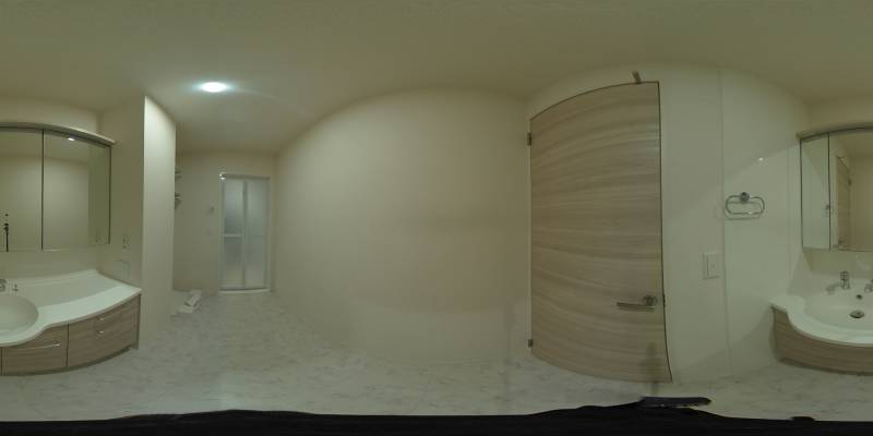 パノラマ画像洗面所