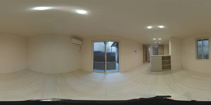 パノラマ画像リビング