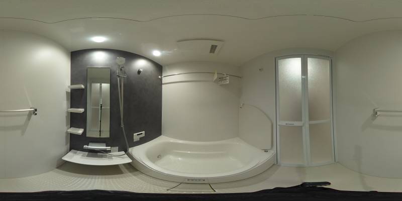 パノラマ画像バスルーム