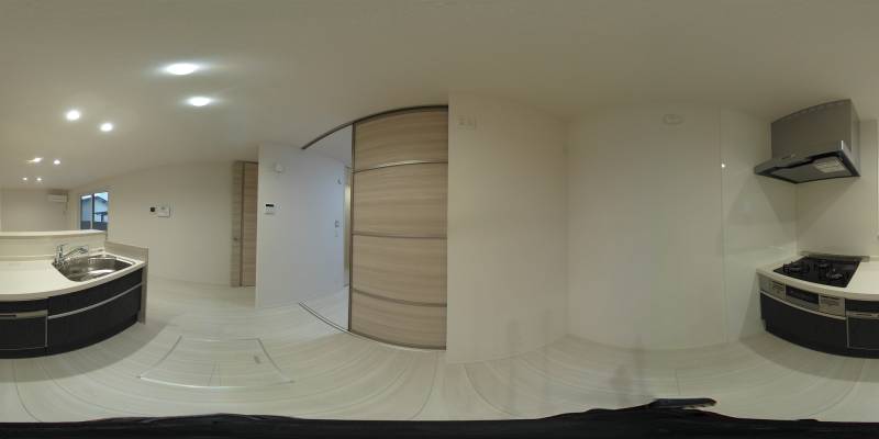 パノラマ画像キッチン