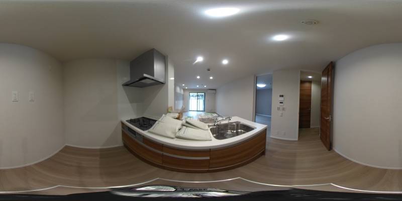 パノラマ画像キッチン