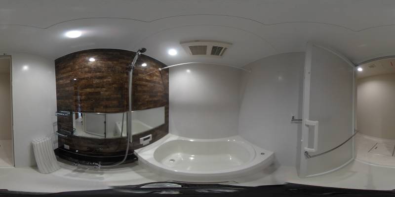 パノラマ画像バスルーム