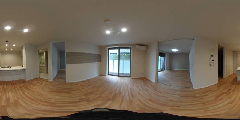 パノラマ画像リビング