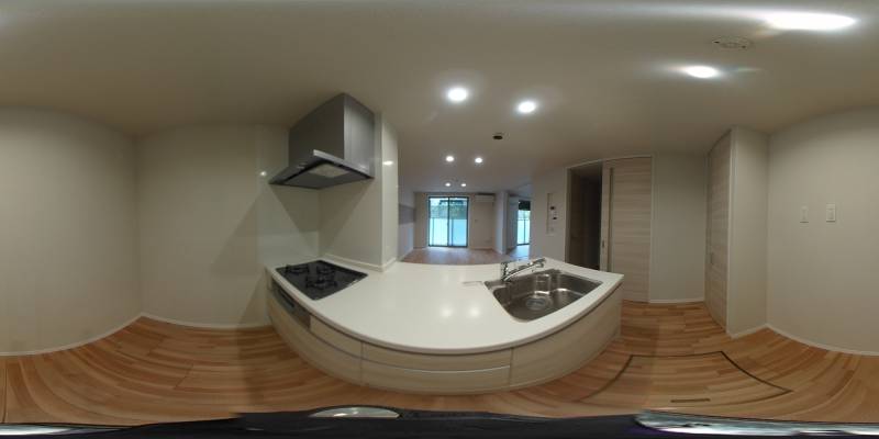 パノラマ画像キッチン