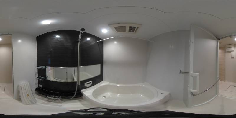 パノラマ画像バスルーム