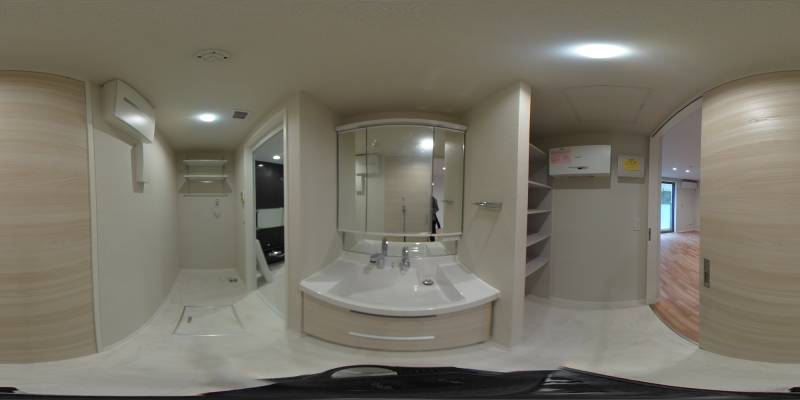 パノラマ画像洗面所