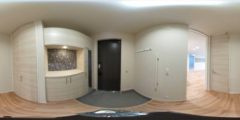 パノラマ画像玄関