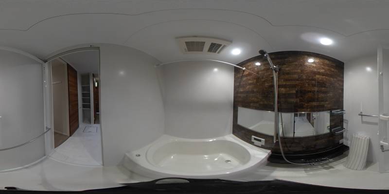 パノラマ画像バスルーム