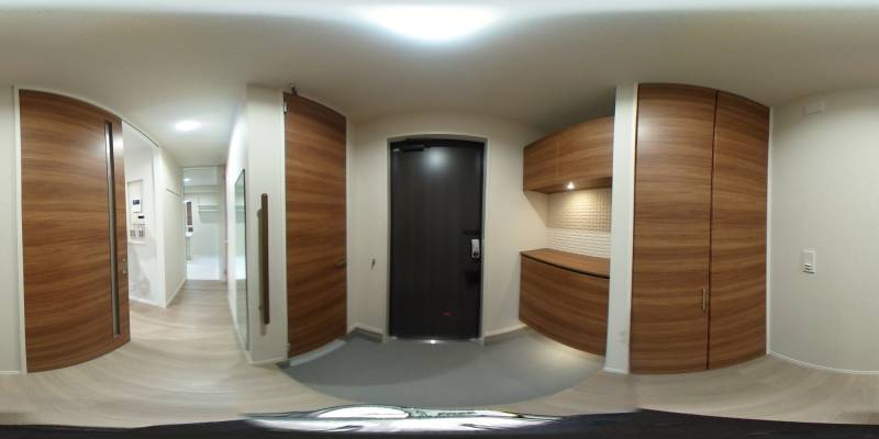 パノラマ画像玄関