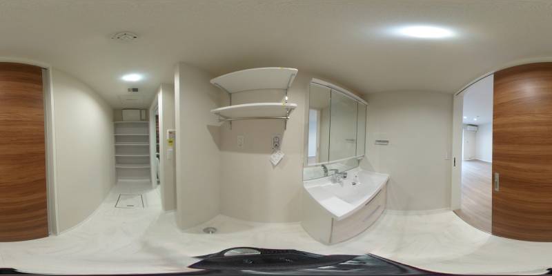 パノラマ画像洗面所