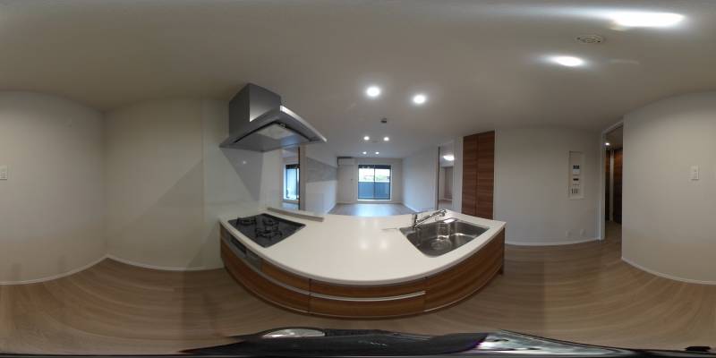 パノラマ画像キッチン