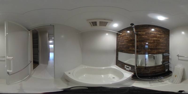 パノラマ画像バスルーム