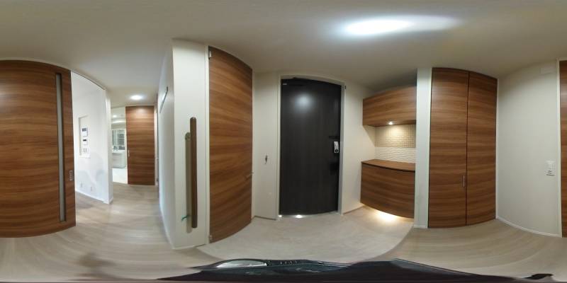 パノラマ画像玄関