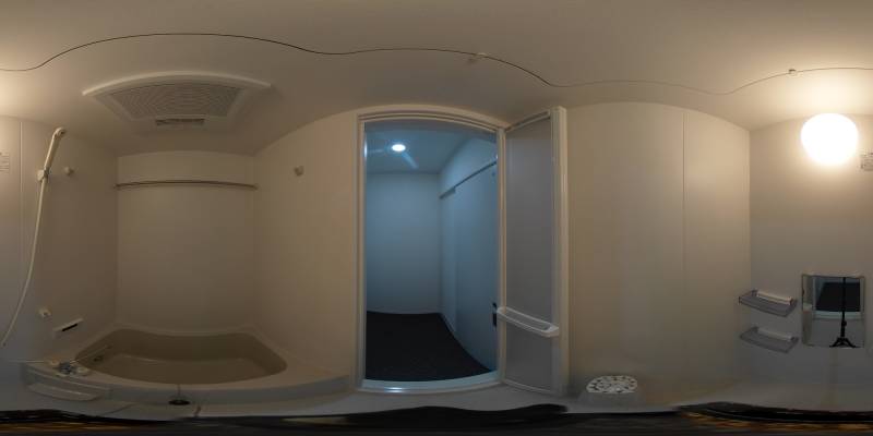 パノラマ画像バスルーム