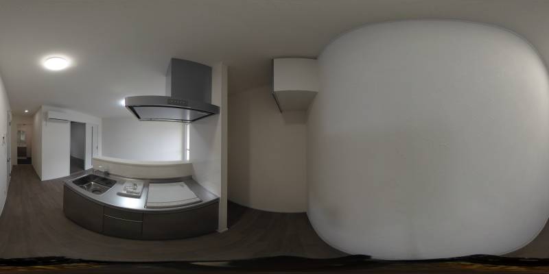 パノラマ画像キッチン