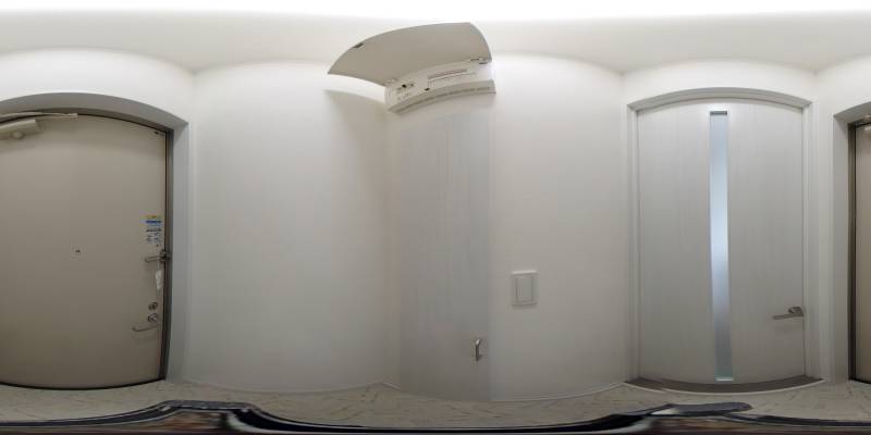 パノラマ画像玄関