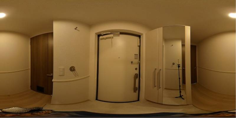 パノラマ画像玄関