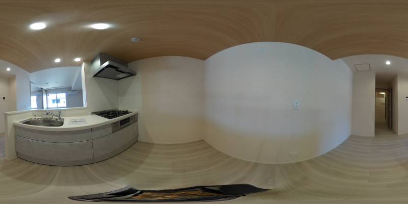 パノラマ画像キッチン