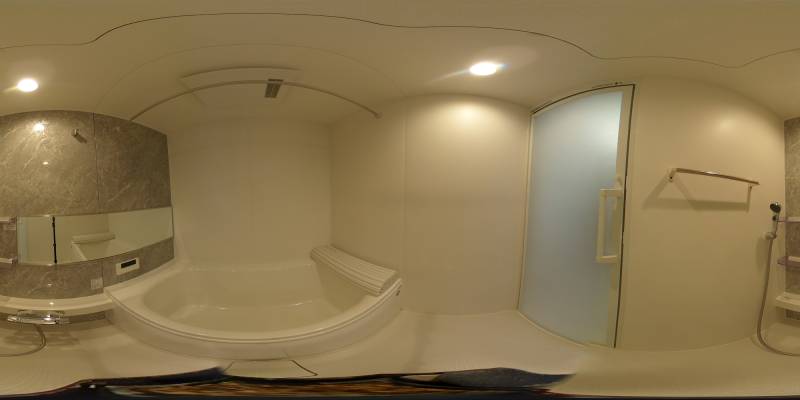 パノラマ画像バスルーム