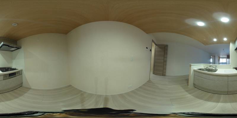 パノラマ画像キッチン