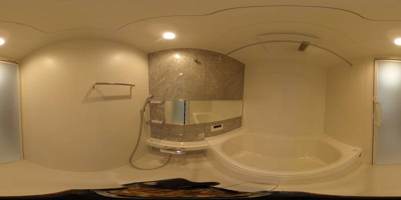 パノラマ画像バスルーム