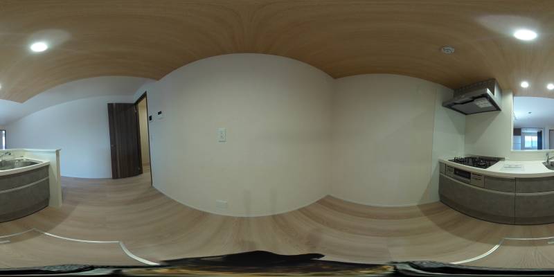 パノラマ画像キッチン