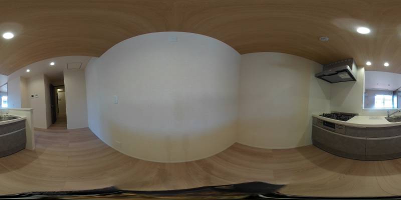 パノラマ画像キッチン