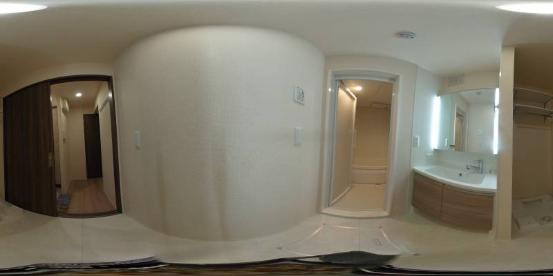 パノラマ画像洗面所