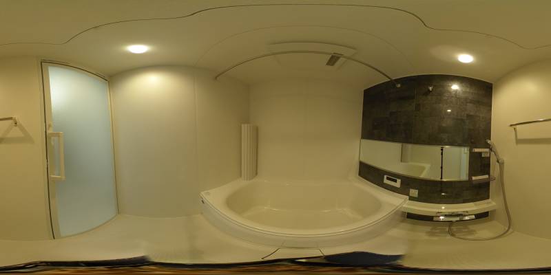 パノラマ画像バスルーム