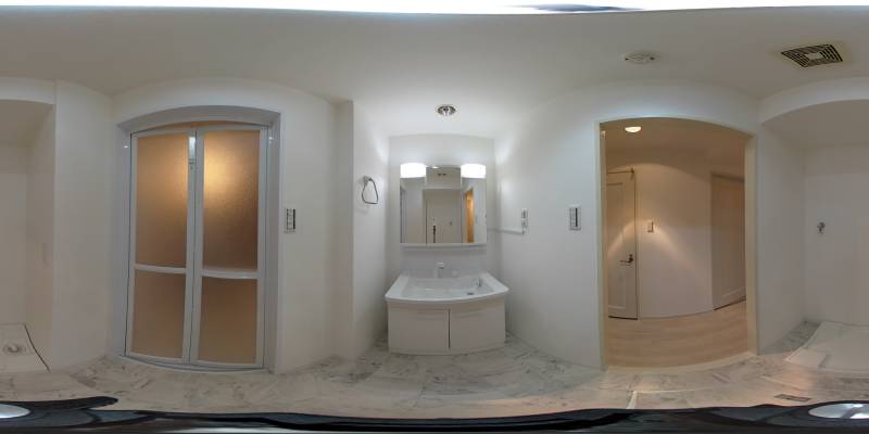 パノラマ画像洗面所