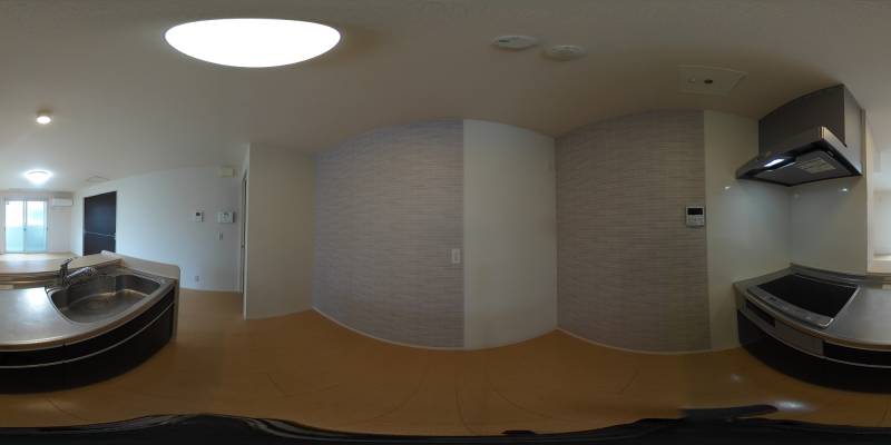 パノラマ画像キッチン