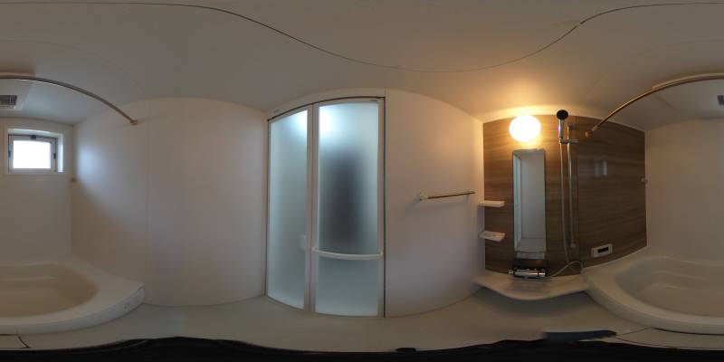 パノラマ画像バスルーム