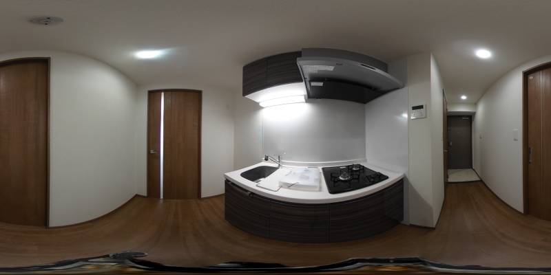 パノラマ画像キッチン