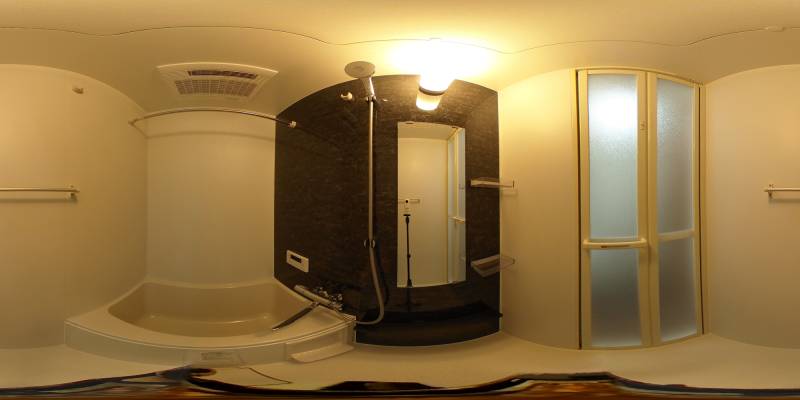 パノラマ画像バスルーム