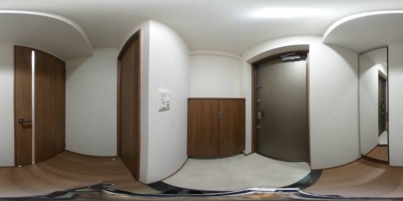 パノラマ画像玄関