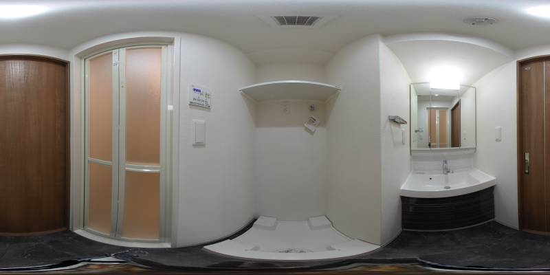 パノラマ画像洗面所