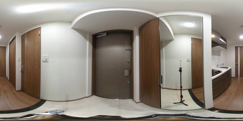 パノラマ画像玄関