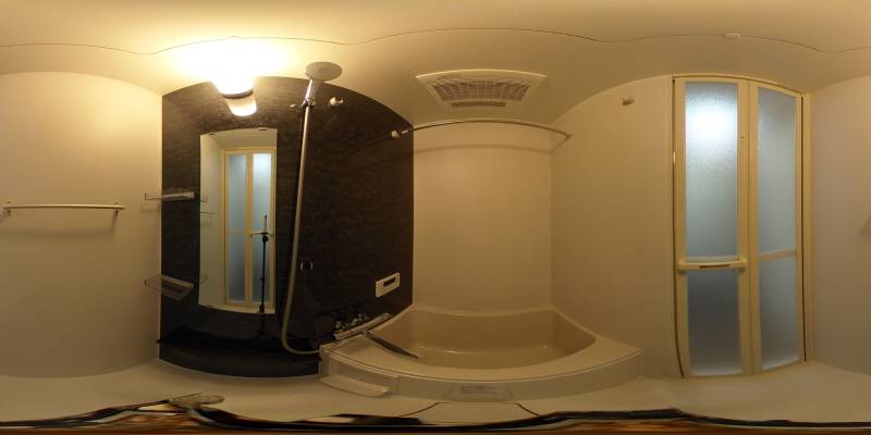 パノラマ画像バスルーム