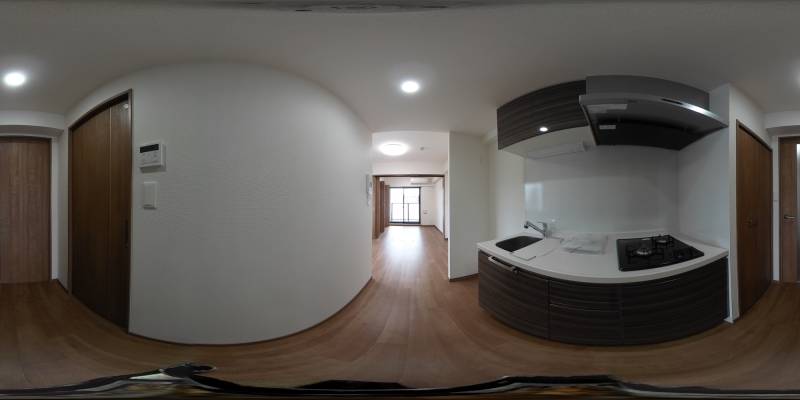 パノラマ画像キッチン