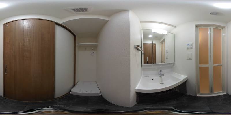 パノラマ画像洗面所