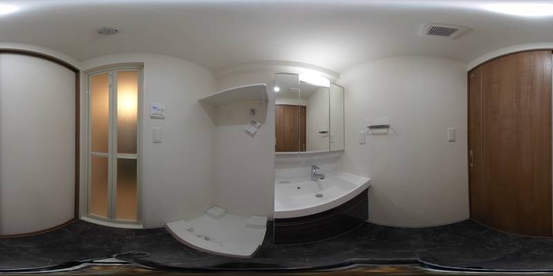 パノラマ画像洗面所