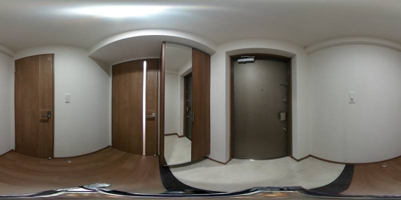 パノラマ画像玄関