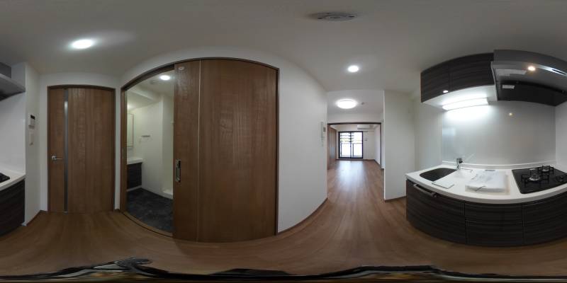 パノラマ画像キッチン