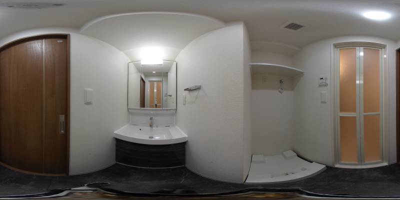 パノラマ画像洗面所