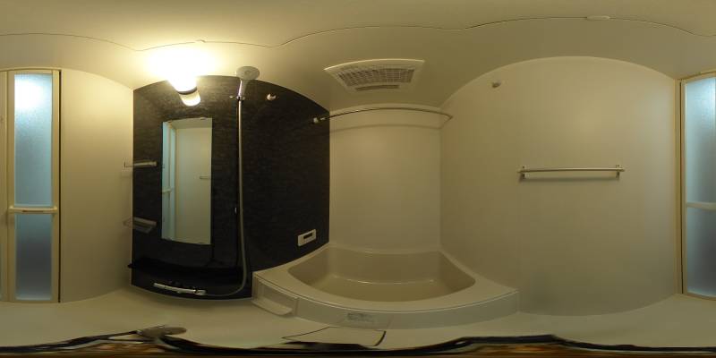 パノラマ画像バスルーム