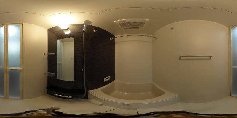 パノラマ画像バスルーム