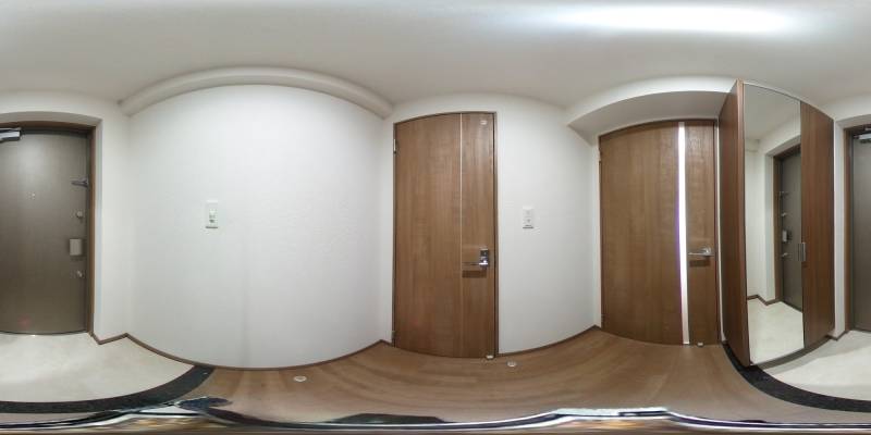 パノラマ画像玄関