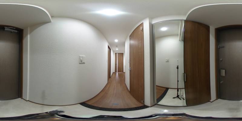 パノラマ画像玄関