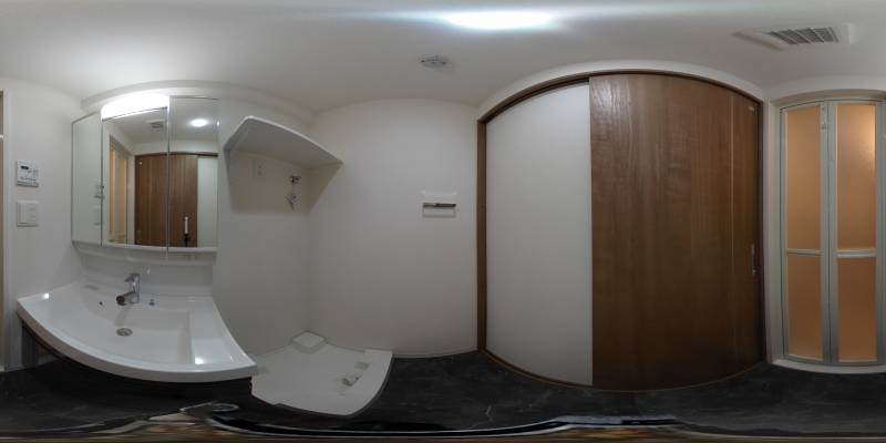 パノラマ画像洗面所