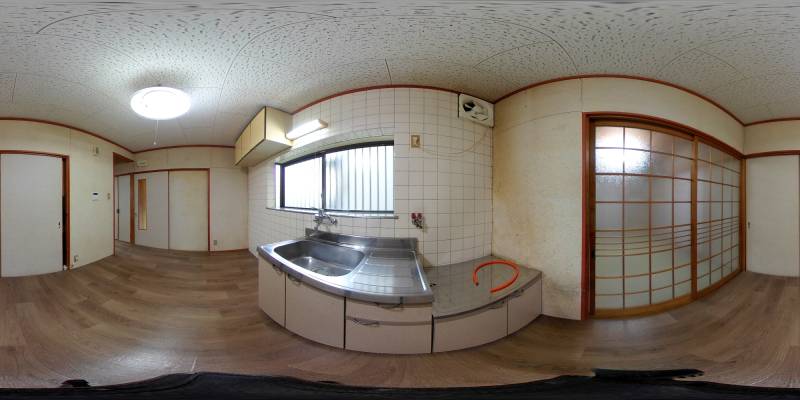 パノラマ画像キッチン